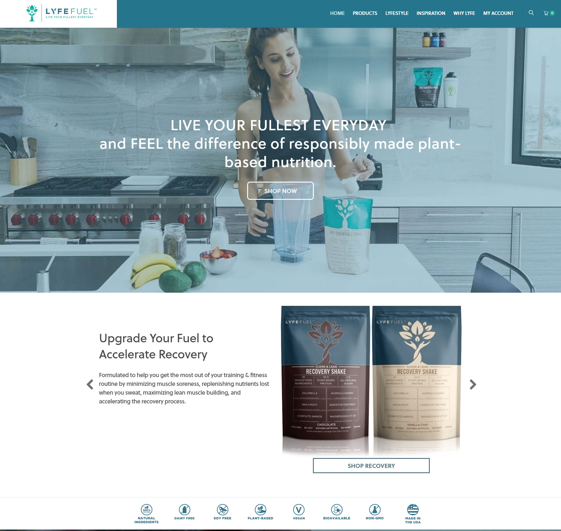 Lyfefuel Shopify Development
